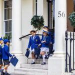 Eaton Square Students Using School Entrance