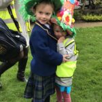 children with easter bonnets